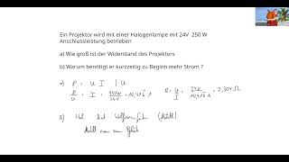 Projektor mit Halogenlampe [upl. by Asseralc]