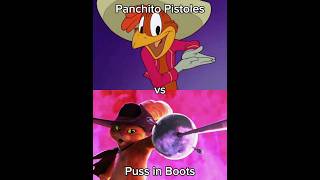 Panchito Pistoles vs Puss in Boots The Three Caballeros  Puss in Boots The Last Wish [upl. by Jordison]