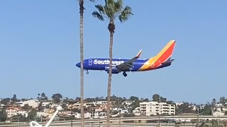 Plane Spotting at KSAN One goaround [upl. by Finella]