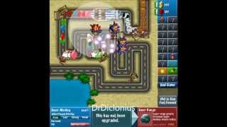 Bloons TD 4 Challenge 1 Tower Defense Four BTD4 [upl. by Ahsinahs]