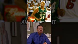 Paul Pierce wanted the switch onto LeBron ☘️😂 [upl. by Alliuqal635]