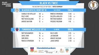 Blackheath CC Kent 1st XI v Tunbridge Wells CC 1st XI [upl. by Philemol]