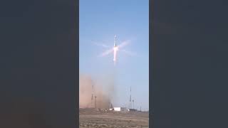 Launching of the ResursP satellite No 4 from the Baikonur Cosmodrome Kazakhstan March 2024 [upl. by Aleacim]