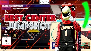 The Best Jumpshot For Your Center Build 71 Center Greening Everything NBA 2K24 [upl. by Annid]