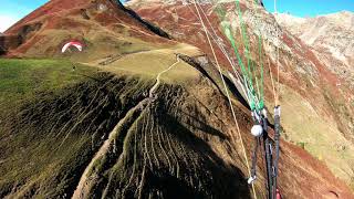 parapente col du glandon 18 octobre 2018 [upl. by Kutzenco673]