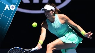 Erakovic v Muguruza match highlights 1R  Australian Open 2017 [upl. by Klenk]