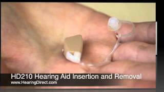 HD210 Hearing Aid Insertion and Removal [upl. by Sigsmond]