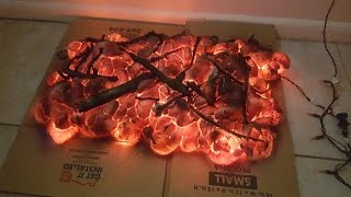 DIY Halloween fire prop [upl. by Kiyohara669]