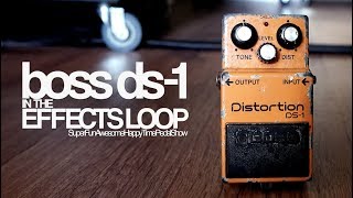 Boss DS1 in the Effects Loop of a Marshall [upl. by Timmy463]