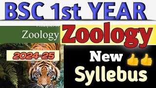 bsc 1st semester zoology new syllabus 202425 bsc zoology [upl. by Ertha679]