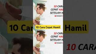 10 cara cepat hamil setelah haid cek langsung videonya di channel ini tipshamil tipsparenting [upl. by Arykat]