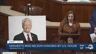 US lawmakers honor Denver7 Chief Meteorologist Mike Nelson on House floor [upl. by Syxela]