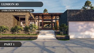 3D Mansion Design Part 1 │ Lumion 11 │ Animation Walkthrough [upl. by Alicia]