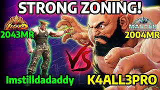 🔥 STREET FIGHTER 6➥ Imstilldadaddy GUILE ガイル VS K4ALL3PRO ZANGIEF ザンギエフ LEGEND RANKS 🔥 [upl. by Obau]