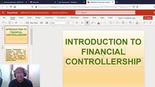 Introduction to Financial Controllership Lesson 1 [upl. by Fawna]