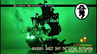 JMBricklayer 40001 Ghost Ship The Flying Dutchman  Speedbuild [upl. by Colet]