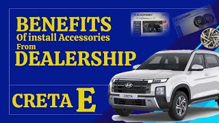 creta e modification from hyundai dealership 🤑benefits  easy to use features in creta E [upl. by Aciraa]