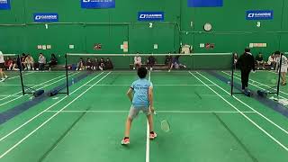 2024 ClearOne Badminton  BS U13 R32 Game1 Part2 [upl. by Anayk564]