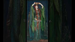 Beautiful dress 💚 Ellen Terry as Lady Macbeth by Sargent history art painting [upl. by Gwenn]