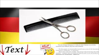 At the hairdresser  Zum Friseur – Learn Basic German Speaking for Begginers [upl. by Cuttler523]