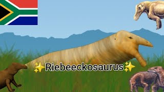 La PaleoPedia de Riebeeckosaurus Longirostris 🇿🇦 El Lagarto de Riebeeck con Hocico largo [upl. by Choong491]