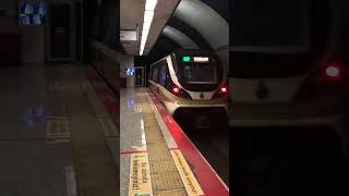 Istanbul Metro Leaves Vezneciler Station [upl. by Yci790]