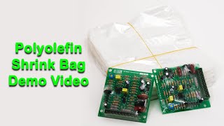 Polyolefin Shrink Bag Demo Video [upl. by Ennywg]