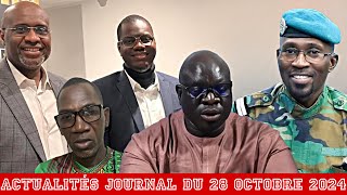 Urgent  les maliens de France voulaient frapper Moussa Mara  journal du 28 octobre 2024 [upl. by Ilene]