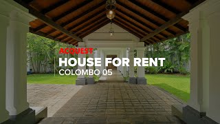 RENT  3 Bedroom House  Colombo 05 [upl. by Hal950]