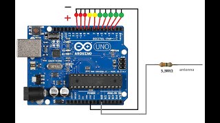 Arduino emf detector electro magnetic field detector [upl. by Wetzell]