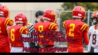 Fords Freshman Football Versus Marple Newtown Freshman [upl. by Kihtrak]