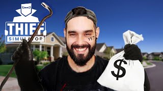 HOJE EU SOU LADRÃO  SIMULADOR DE 157  Gameplay Thief Simulator [upl. by Nnaeirb]