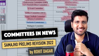 🔥 ALL IMPORTANT COMMITTEES  SPR 2022  UPSC PRELIMS REVISION [upl. by Malo]