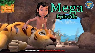 Jungle Book Mega Episode  JungleBook Cartoon For Kids  Funny Stories For Kids  Funny Wild Animals [upl. by Aseek]