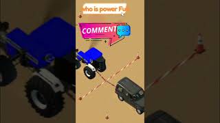 Mahindra Scorpio vs Swaraj tractor power test shorts ytshorts viralshort gaming [upl. by Airdnaid]