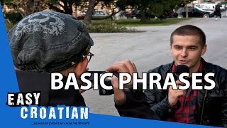 Easy Croatian 1  Basic Phrases [upl. by Akimrej]