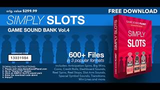 BIG WIN LOOP Sound Effects for SLOT GAMES FREE [upl. by Dixon]