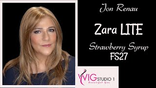 Jon Renau ZARA LITE Wig Review  FS27 Strawberry Syrup  MARLENES WIG amp CHAT STUDIO [upl. by Micah621]