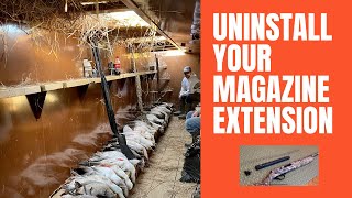 How to UnInstall a Shotgun Magazine Extension Browning A5 [upl. by Ogires256]