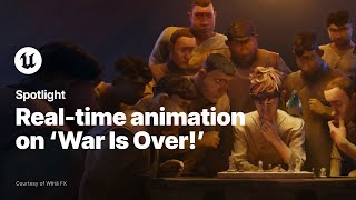 Realtime animation using Unreal Engine on ‘War Is Over’ [upl. by Ortensia]