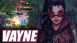 WILD RIFT VAYNE DRAGON LANE GAMEPLAY IN SEASON 13 BUILD amp RUNES [upl. by Asiek]