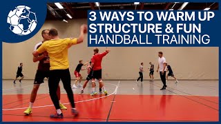 3 Ways to Warm Up in Handball  Fun or Structure  Handballtraining Nøtterøy  Handball inspires [upl. by Murrah800]