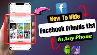 How To Hide Friends List On Facebook Account  Hide Facebook Mutual Friend [upl. by Newo]