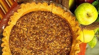 Classic Southern Pecan Pie  Easy Basic Recipe [upl. by Nylekcaj]