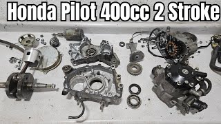 1989 Honda Pilot FL400r Engine Rebuild Part 2 [upl. by Ecirtaemed]