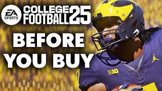 EA Sports College Football 25  15 Things YOU NEED To Know Before You Buy [upl. by Kanya263]