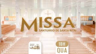 AO VIVO SANTA MISSA  SANTUÁRIO DE SANTA RITA DE CÁSSIA 18H 20112024 [upl. by Leticia]