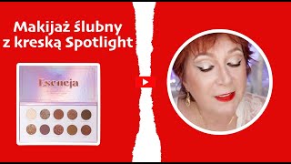 💍 TUTORIAL ➠ Z kreską Spotlight ➠ Esencja Glam Shop ➠ Makijaż ślubny dla Heike heikeskleinewelt [upl. by Terriss]