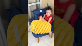 COMO cortar abacaxi 🍍 shortsvideo shorts tiktok foods fruit [upl. by Valene]