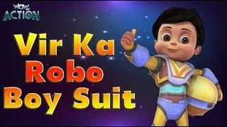 Vir The Robot Boy  Hindi Cartoons for kids  Vir Ka Robo Boy Suit  WowKidz Action [upl. by Lyrahc]